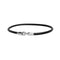 ダニエルウェリントン DANIEL WELLINGTON Leather Bracelet 2.8 Sheffield S 185mm ブレスレット DW00400708 レディース メンズ シルバー ブラック